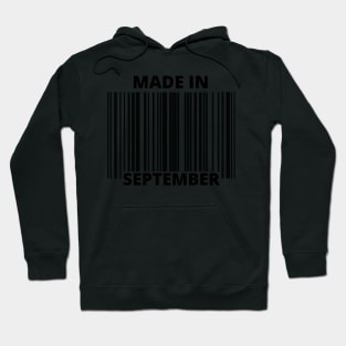 Bar Code- Made In September Hoodie